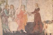 Sandro Botticelli A Young Woman Receives Gifts from Venus and the Three Graces (mk05) oil on canvas
